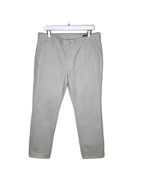Bonobos Men's Flat Front Straight Leg Khaki Pants, Size 35